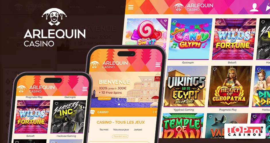 casino arlequin disponible sur différentes plateformes